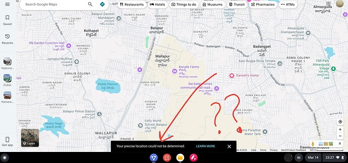 Google unable to detect
